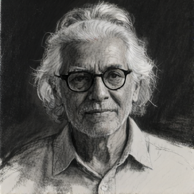 Houtskool portret
